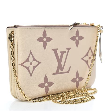 2020 louis vuitton monogram double zip pochette